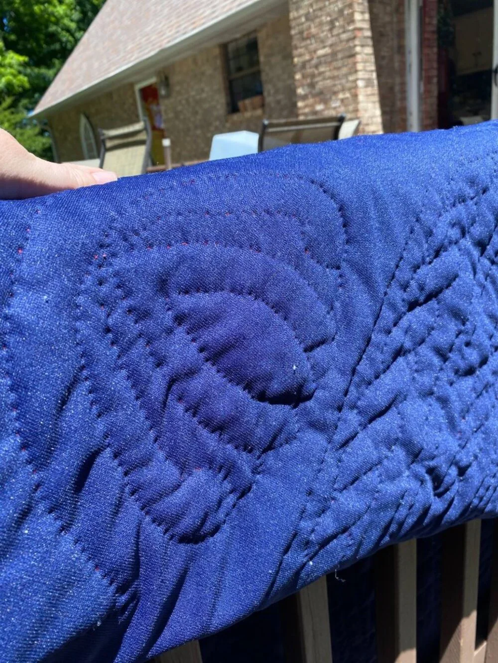 Handquilted Patriotic Americana Quilt 94